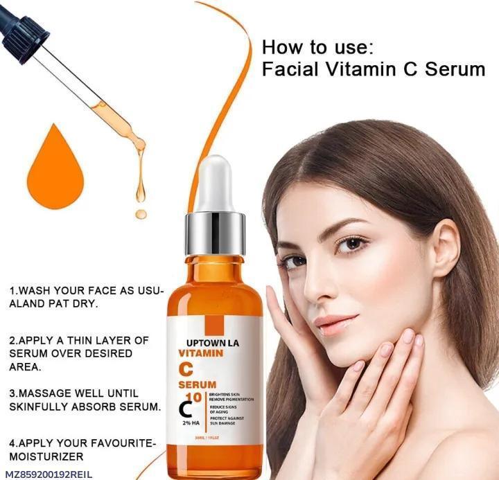 Uptown La Vitamin C Serum 10% Brightening Hydrating Skin Care