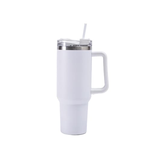 Premium Simple Tumbler 40oz – Elegant Stainless Steel Hot & Cold Cup (Random Color)