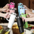 Premium Simple Tumbler 40oz – Elegant Stainless Steel Hot & Cold Cup (Random Color)