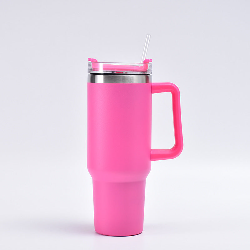 Premium Simple Tumbler 40oz – Elegant Stainless Steel Hot & Cold Cup (Random Color)